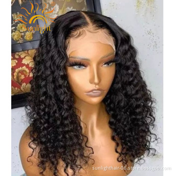 Sunlight glueless lace cantu hair products coiffure cabelo indiano with baby hair extensiones de cabello